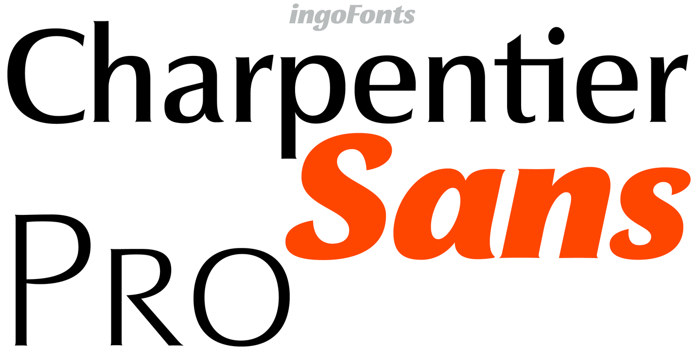 Шрифт Charpentier Sans Pro